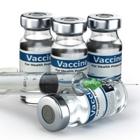 Vaccine in vial with syringe. Vaccination concept. 3d